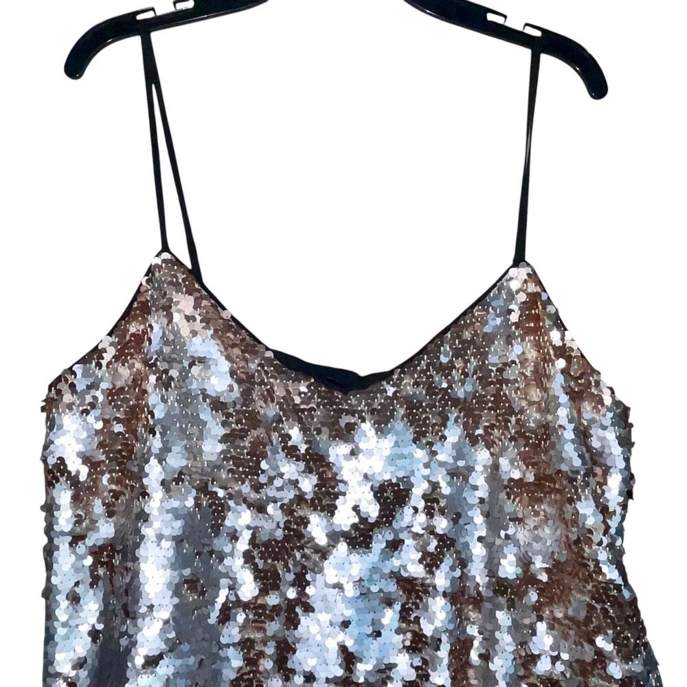 1.State Sequin Top Meteallic Cami - Picture 4 of 12